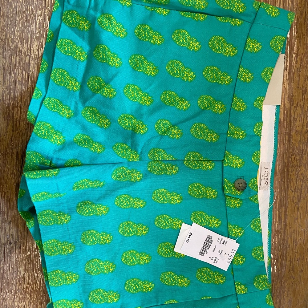 J Crew Pineapple Shorts